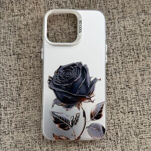 🆕 Black Rose Phone Case iPhone 16 pro max
